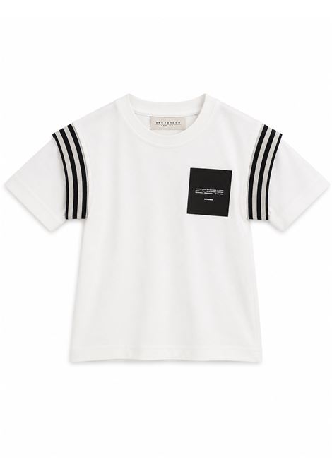 T-shirt con logo YES LONDON | JR2233/MBIANCO
